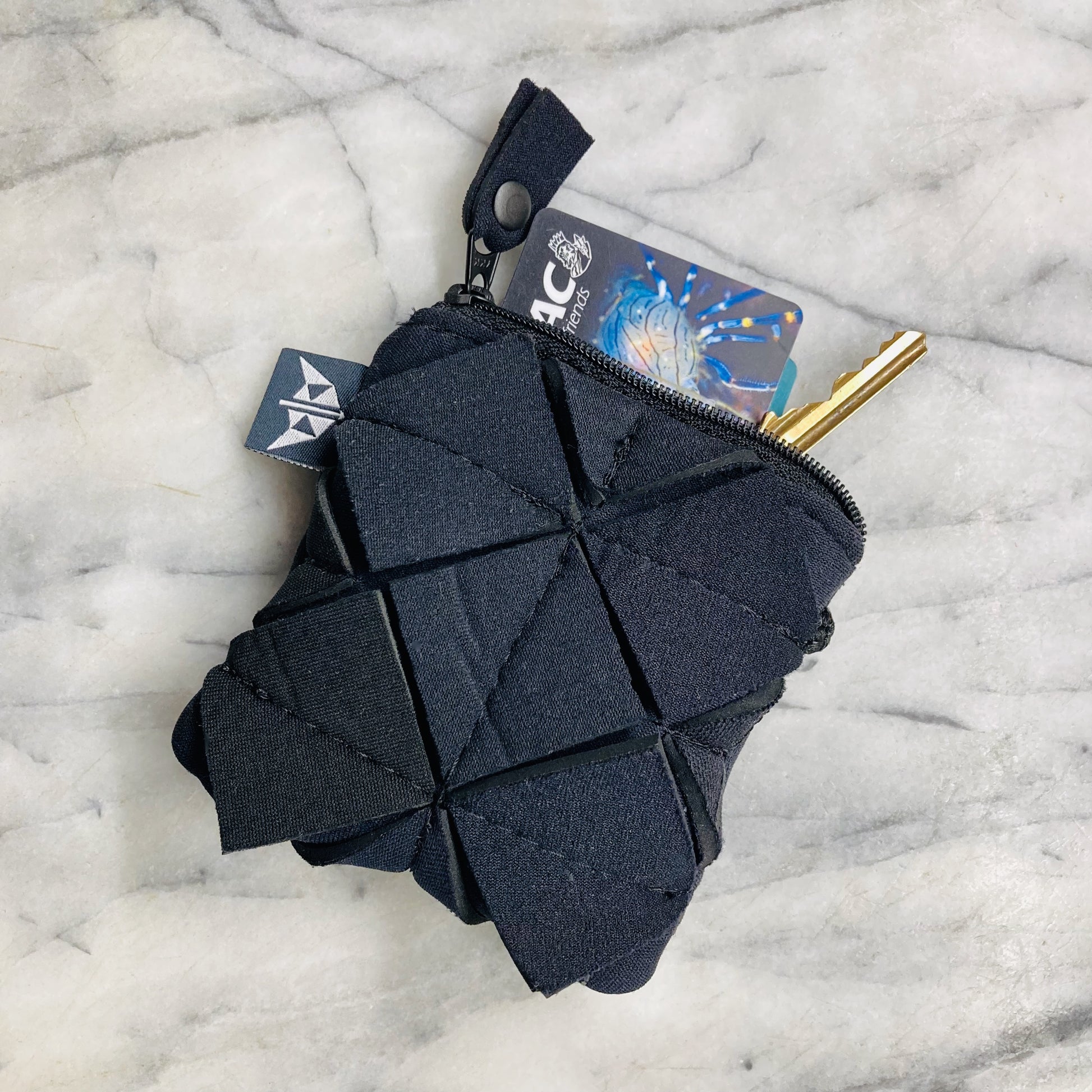 Geometric Square Coin Purse